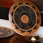 Handcrafted Copper Enamel Deeva Wall Plate-3 sizes