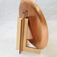 EkiBeki Handcrafted Copper Enamel Lotus Petal Brown Wall Plate-3 sizes