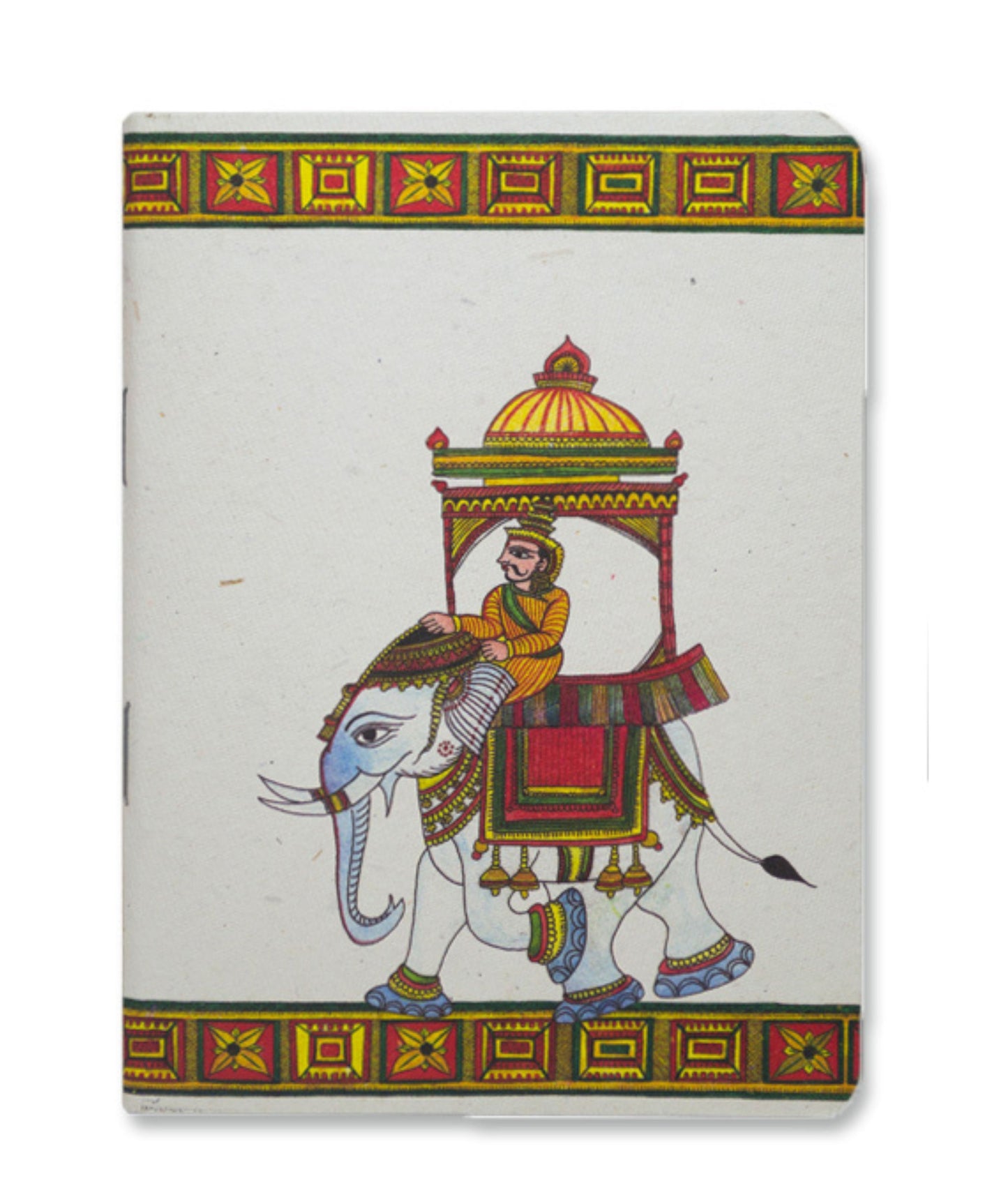 Elephant in Chitrakathi A6 Notebook (Single)