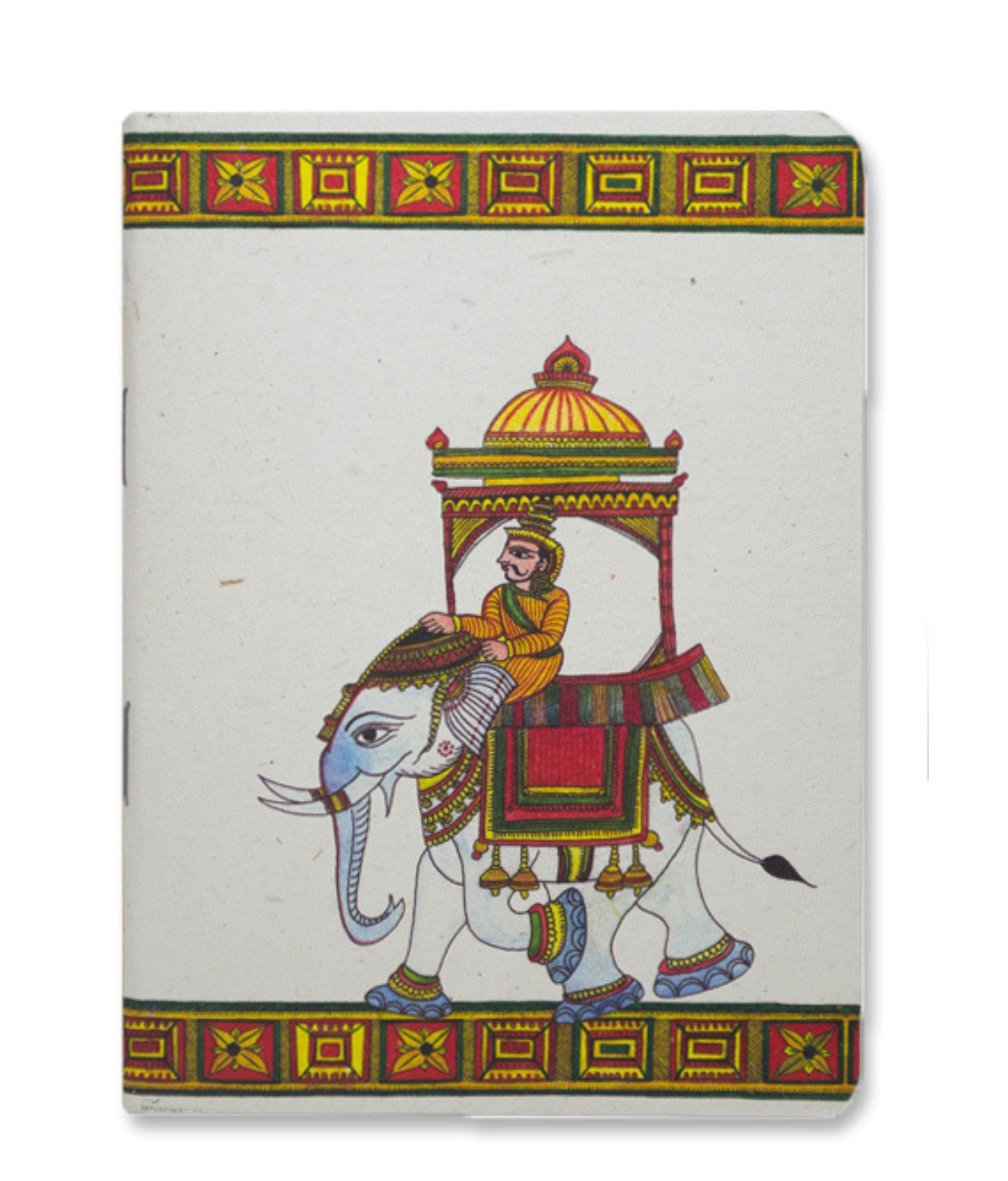 Elephant in Chitrakathi A6 Notebook (Single)