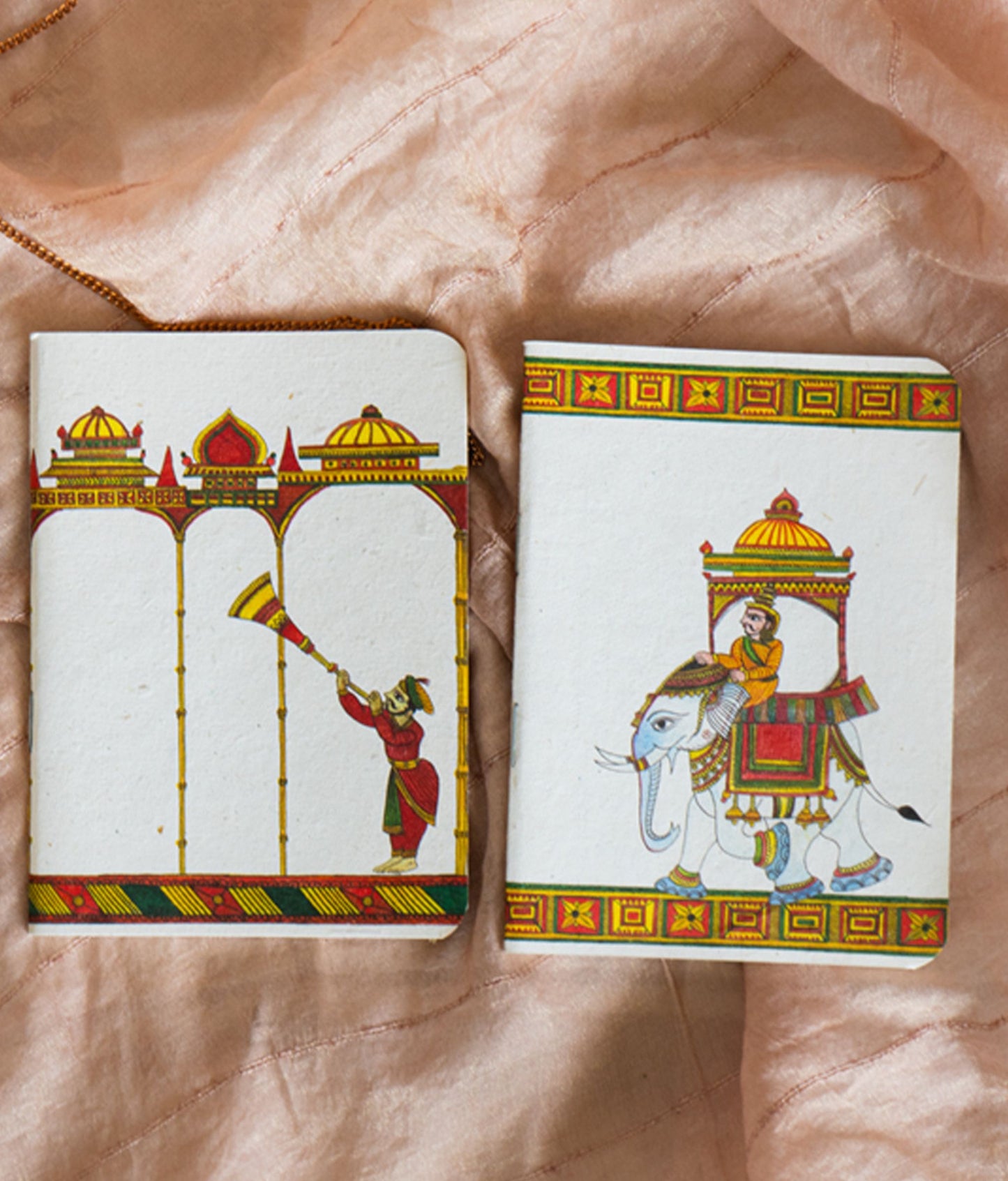 Elephant in Chitrakathi A6 Notebook (Single)