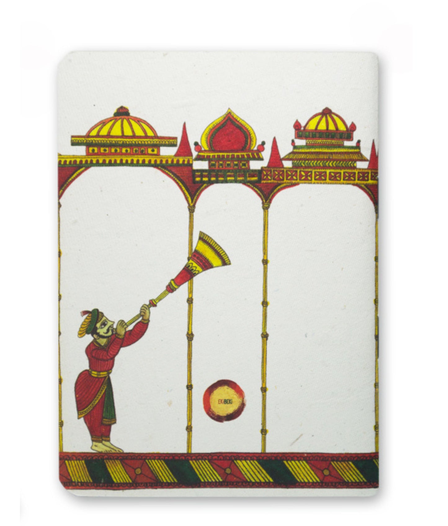 Set of 6 Chitrakathi Motif Notebooks & Bookmarks