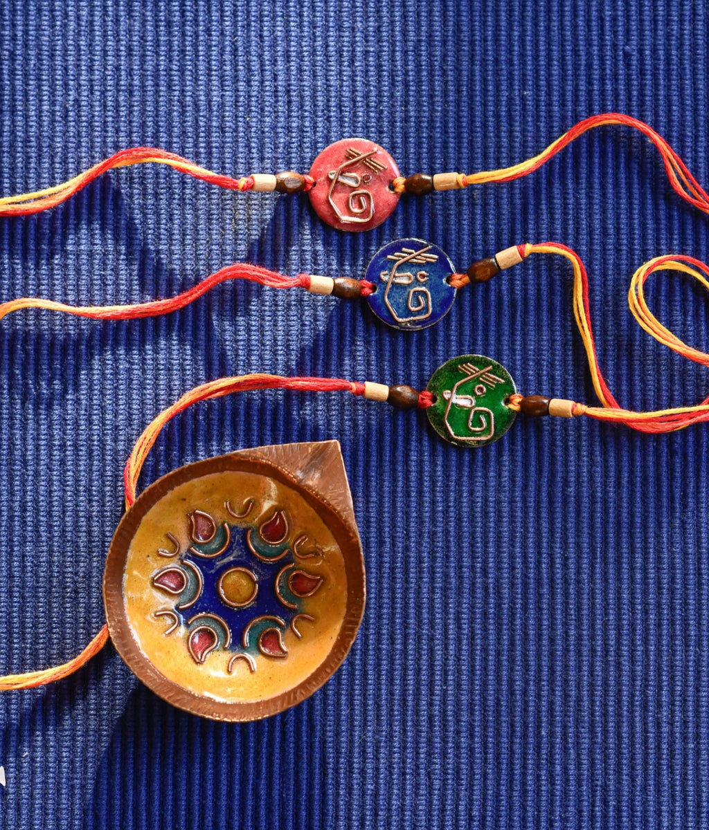 Geometric Charms- Rakhi