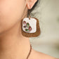 Ekibeki Phyllo Leaflet Copper Enamel Earrings (1 Pair)
