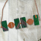 Handcrafted Copper Enamel Prairie Green Necklace