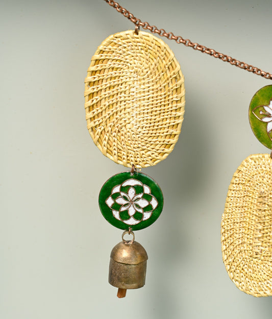 Handcrafted golden grass weavers create new designs to keep the old art relevant in modern days, as torans and wall hangings