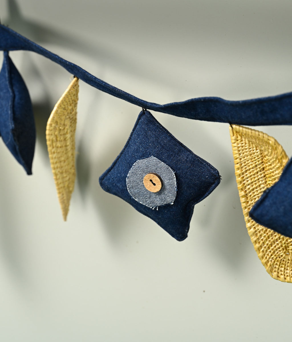 Handcrafted golden grass weavers create new designs to keep the old art relevant in modern days, as torans and wall hangings