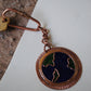 Copper enamel trinkets, funky keychains handcrafted in Maharashtra, India. World map theme