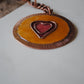 Copper enamel trinkets, funky keychains handcrafted in Maharashtra, India. Dil heart theme